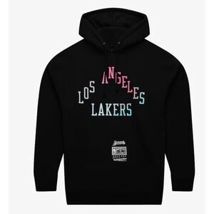 Mitchell & Ness Los Angeles Lakers Black Fleece Pullover Hoodie